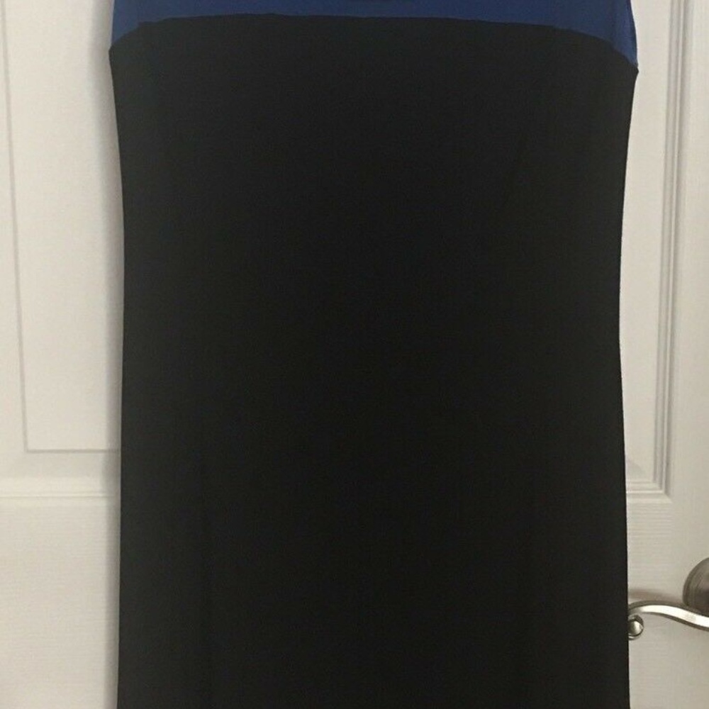Ralph Lauren Womens Dress Size 8 Black Blue